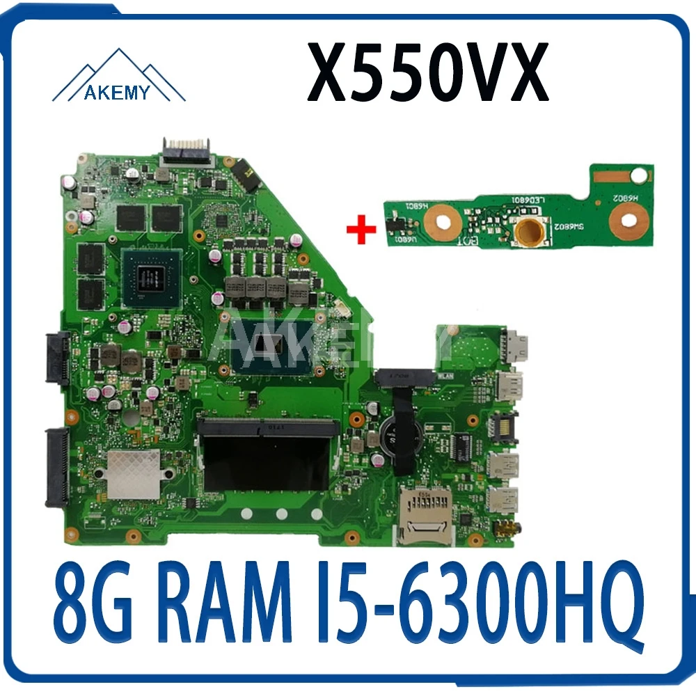 Материнская плата X550VX для ASUS X550VX X550VQ FZ50VX FH5900V I5-6300HQ GTX950M 8 ГБ ОЗУ материнская плата для ноутбука протестированная оригинальная
Материнская плата X550VX для ASUS X550VX X550VQ FZ50VX FH5900V I5-6300HQ GTX950M 8 ГБ ОЗУ материнская плата для ноутбука протестированная оригинальная