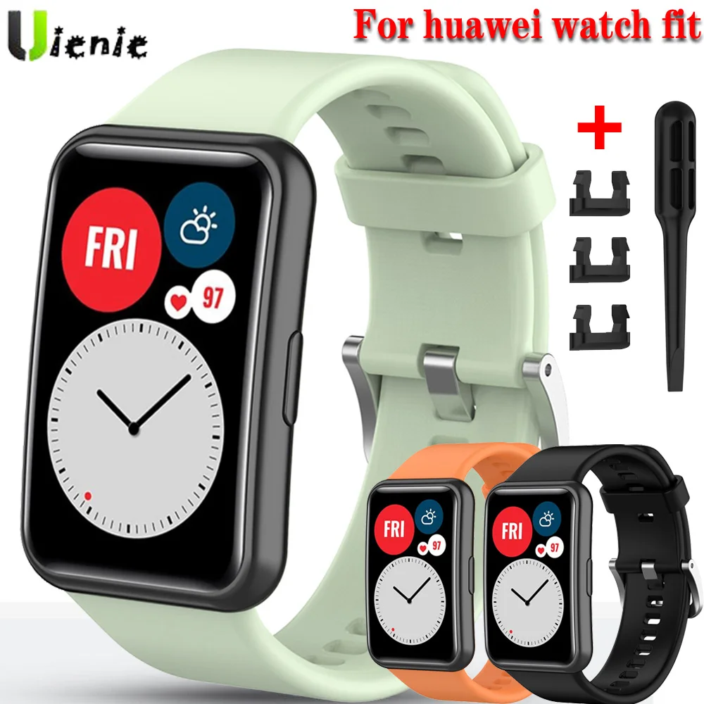 Резиновый ремешок для Huawei Watch Fit, аксессуары для смарт-браслета, высококачественный сменный спортивный ремешок для защиты экрана
Резиновый ремешок для Huawei Watch Fit, аксессуары для смарт-браслета, высококачественный сменный спортивный ремешок для защиты экрана