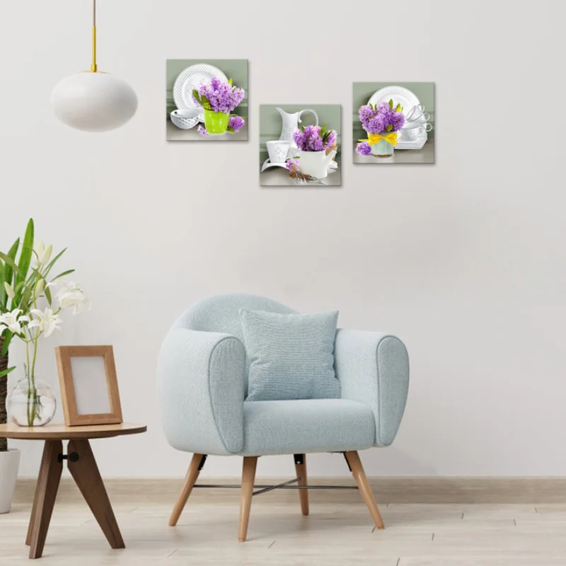 Purple Flower Home Decoration Painting Elegant Flowers and Tableware Living Room Wall Canvas Art Poster Nordic Bathroom Print
Purple Flower Home Decoration Painting Elegant Flowers and Tableware Living Room Wall Canvas Art Poster Nordic Bathroom Print
