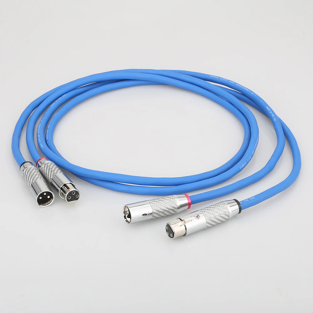 Pair HiFi Clear Light XLR Balanced cable Carbon fiber 3pin XLR plug Amplifier CD DVD player Interconnect Audio cable
Pair HiFi Clear Light XLR Balanced cable Carbon fiber 3pin XLR plug Amplifier CD DVD player Interconnect Audio cable