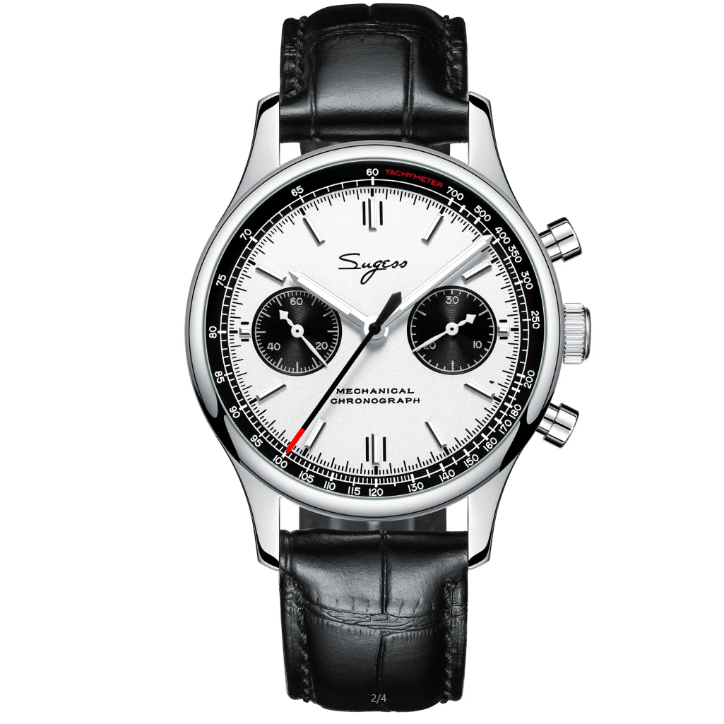 Seagull 1963 Movement Chronograph Watch for Man Sapphire Military Mechanical 40MM Pilot Panda Watch Luminous montre luxe homme 
Seagull 1963 Movement Chronograph Watch for Man Sapphire Military Mechanical 40MM Pilot Panda Watch Luminous montre luxe homme