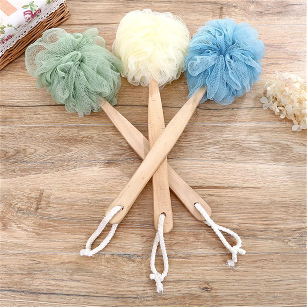 4 Color Massage Brushes Long Handle Hanging Soft Mesh Back Body Bath Shower Scrubber Brush Sponge For Bathroom Shower Brush
4 Color Massage Brushes Long Handle Hanging Soft Mesh Back Body Bath Shower Scrubber Brush Sponge For Bathroom Shower Brush