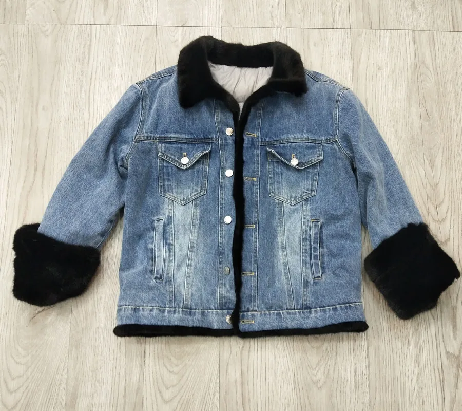 2021 New Brand Real Fur Coat Winter Jacket Women Denim Parka Natural Mink Fur Duck Down Coat Thick Warm Streetwear Casual Luxury
2021 New Brand Real Fur Coat Winter Jacket Women Denim Parka Natural Mink Fur Duck Down Coat Thick Warm Streetwear Casual Luxury