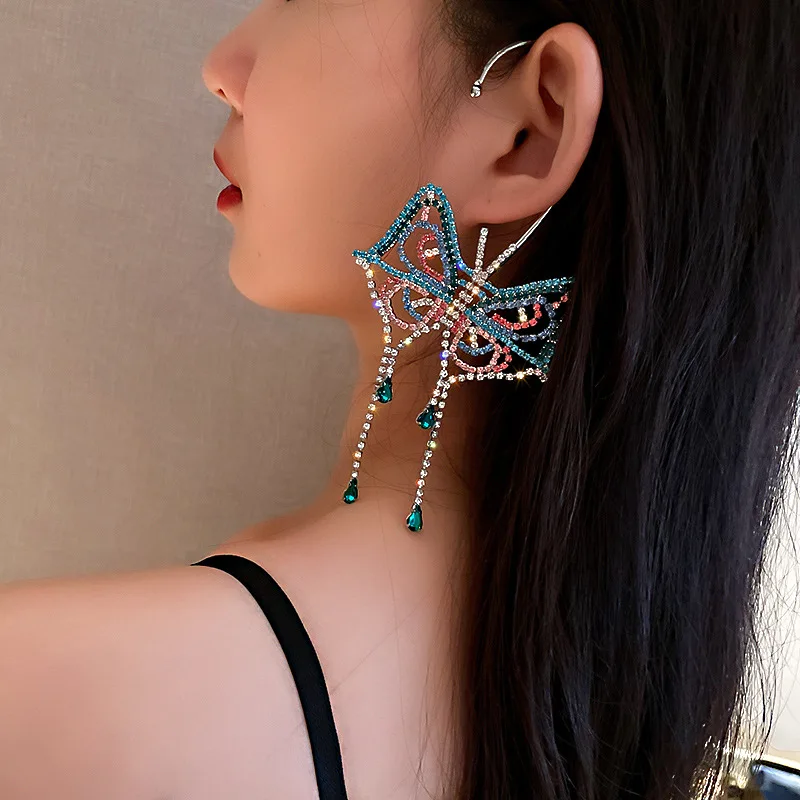 Individual character is exaggerated full get butterfly ear to hang lady's earring restoring ancient ways
Individual character is exaggerated full get butterfly ear to hang lady's earring restoring ancient ways