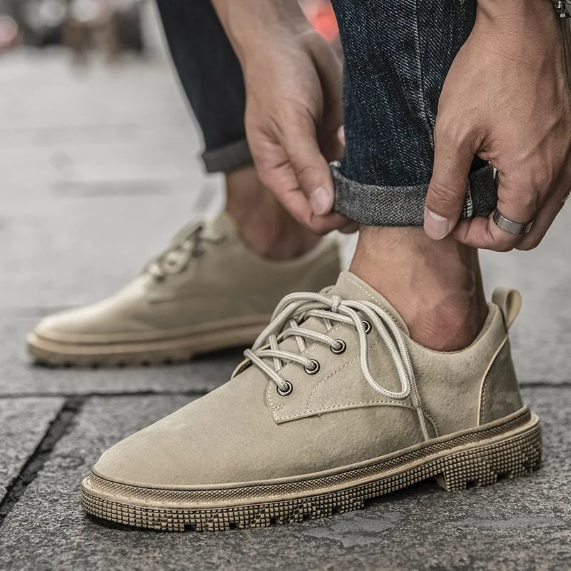 Men's Shoes Men's Leather Shoes Dress Shoes Oxford Lace-up Non-slip Outdoor 2021 New Style Loafers for Men
Men's Shoes Men's Leather Shoes Dress Shoes Oxford Lace-up Non-slip Outdoor 2021 New Style Loafers for Men