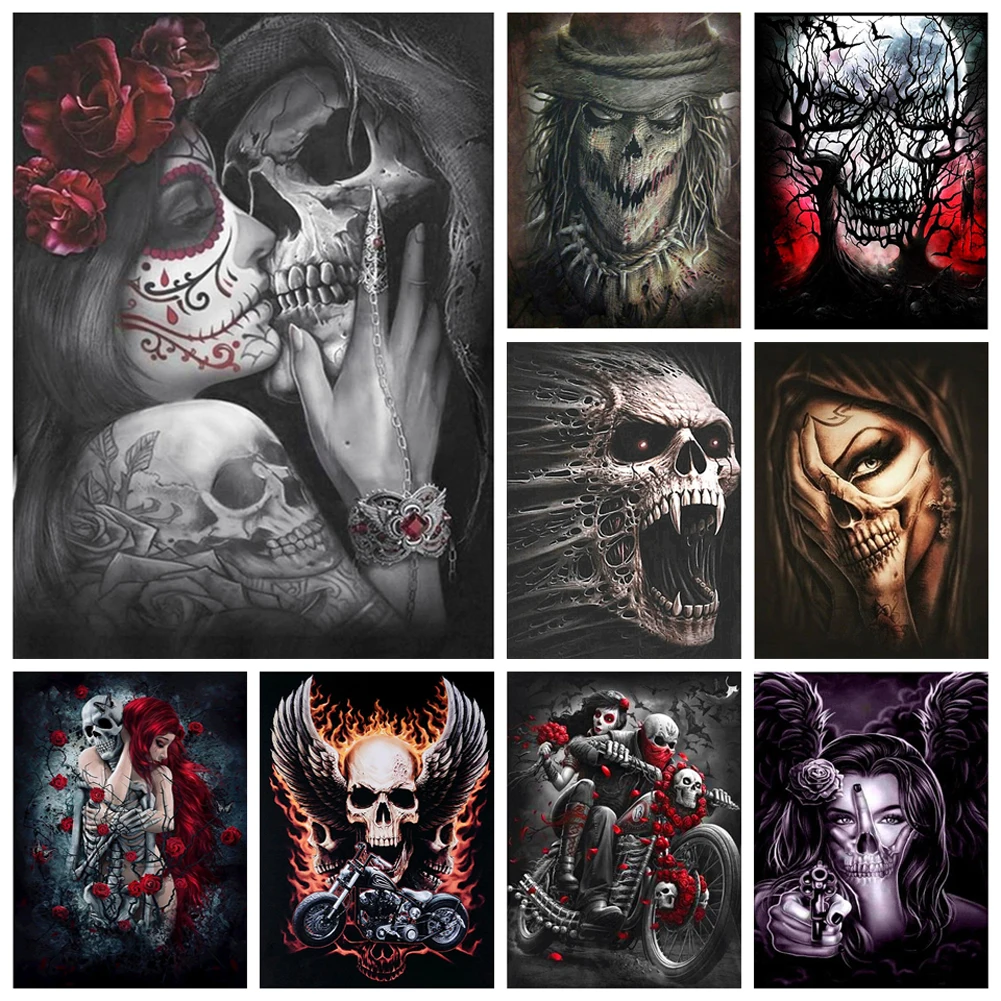 Diamond Painting Skull 5D DIY Ghost Mask Art Mural Embroidery Full Square/round Drill Mosaic Cross Stitch Kits Home Decoration
Diamond Painting Skull 5D DIY Ghost Mask Art Mural Embroidery Full Square/round Drill Mosaic Cross Stitch Kits Home Decoration