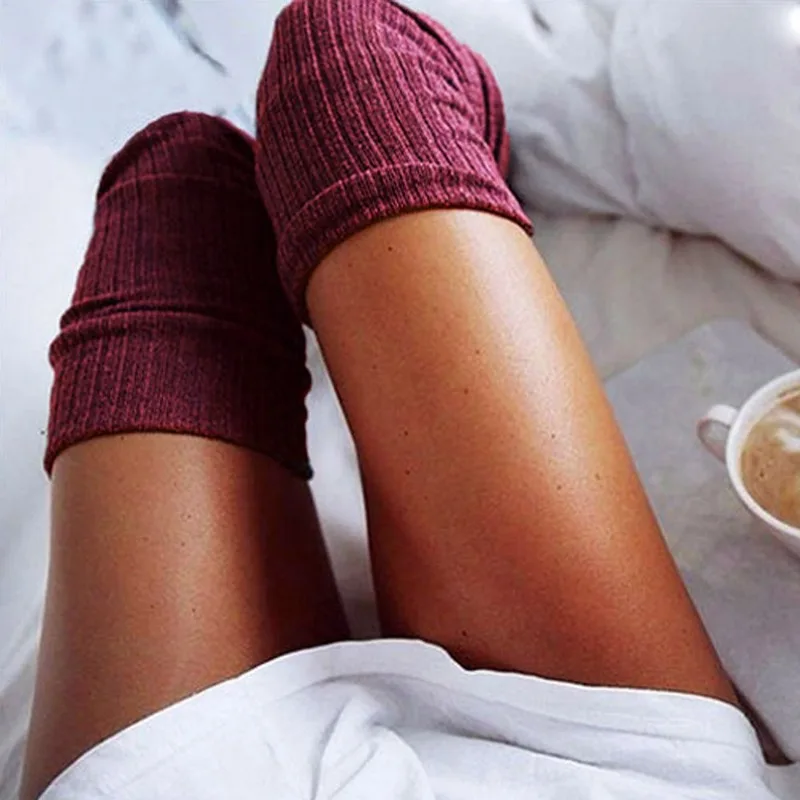 Sexy Warm Long Cotton Stocking Over Knee Stocking Women Winter Knee High Thigh Knitted Stockings for Ladies Over The Knee Socks
Sexy Warm Long Cotton Stocking Over Knee Stocking Women Winter Knee High Thigh Knitted Stockings for Ladies Over The Knee Socks
