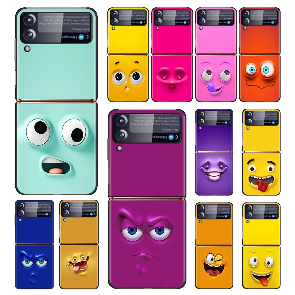 Funny Face Phone Case For Fundas Samsung Galaxy Z Flip Flip3 Back Hard Capa for Samsung Z Flip 3 5G Coque Shell
Funny Face Phone Case For Fundas Samsung Galaxy Z Flip Flip3 Back Hard Capa for Samsung Z Flip 3 5G Coque Shell