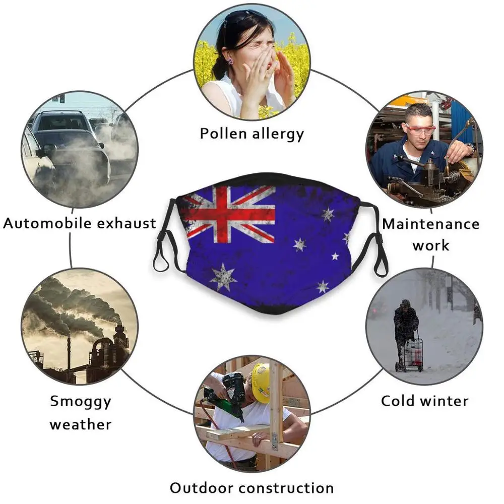 Vintage Australia Flag Dustproof Non - Disposable Mouth Face Mask Pm2.5 Filters For Child Adult Redmaplefty Red Maple Fty
Vintage Australia Flag Dustproof Non - Disposable Mouth Face Mask Pm2.5 Filters For Child Adult Redmaplefty Red Maple Fty