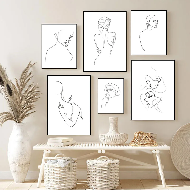 Nordic Sexy Figures Line Art Wall Minimalist Canvas Paintings Lovers Drawing Poster And Prints Decoration for Living Room HD3147
Nordic Sexy Figures Line Art Wall Minimalist Canvas Paintings Lovers Drawing Poster And Prints Decoration for Living Room HD3147