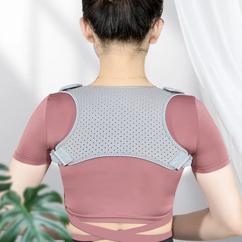

Корректор осанки для женщин, регулируемый выпрямитель для верхней части спины, поддержка плеч и шеи, облегчение боли