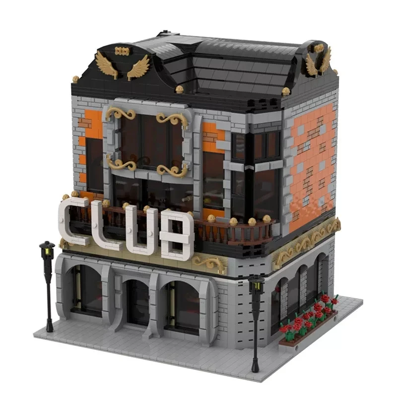 3699pcs Modular Club Building Diy Building Blocks Bricks MOC-35552 Creator Street View Series MOC Architecture Blocks Toys Kids
3699pcs Modular Club Building Diy Building Blocks Bricks MOC-35552 Creator Street View Series MOC Architecture Blocks Toys Kids