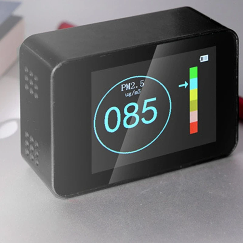 Portable Indoor Air Quality PM1.0 PM10 Detector Backlight Color Alarm Real Time Data Accurate Tester for Home Bedroom Car G8TB
Portable Indoor Air Quality PM1.0 PM10 Detector Backlight Color Alarm Real Time Data Accurate Tester for Home Bedroom Car G8TB