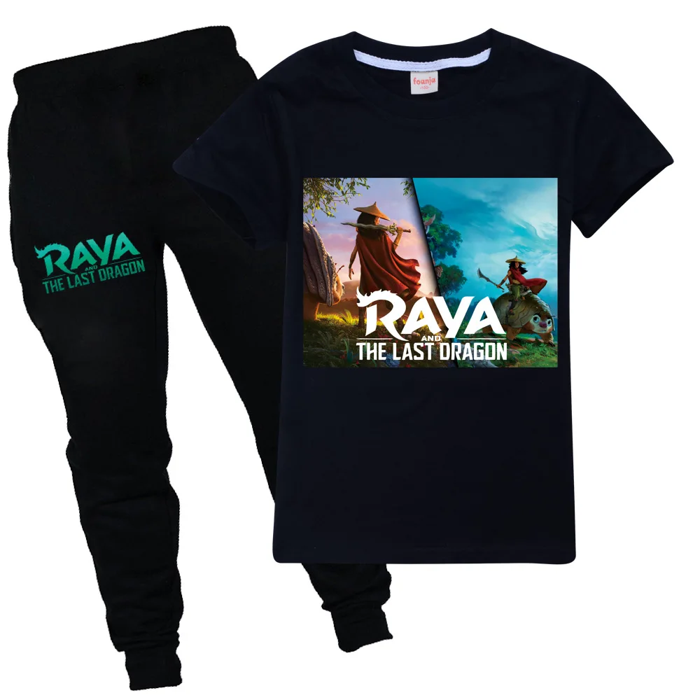 2021 Summer Short Sleeve T Shirts Tops+ Pants Kids Boy Suits Raya and The Last Dragon Baby Girls Clothes Sets For 2-16Y
2021 Summer Short Sleeve T Shirts Tops+ Pants Kids Boy Suits Raya and The Last Dragon Baby Girls Clothes Sets For 2-16Y