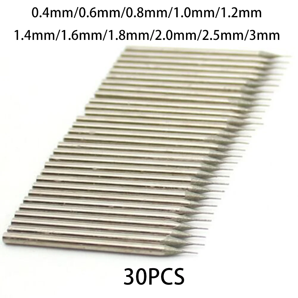 30pcs Drill Used For Drilling, Engraving, Precision Grinding And Internal Grinding Cemented Carbide For Ceramics/ Glass/gems/
30pcs Drill Used For Drilling, Engraving, Precision Grinding And Internal Grinding Cemented Carbide For Ceramics/ Glass/gems/