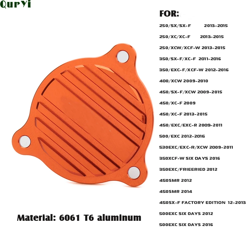 Крышка масляного насоса для мотоцикла SXF XCF XCFW XCW EXCF 250 350 450 500 530 внедорожник мотокросс эндуро Супермото
Крышка масляного насоса для мотоцикла SXF XCF XCFW XCW EXCF 250 350 450 500 530 внедорожник мотокросс эндуро Супермото