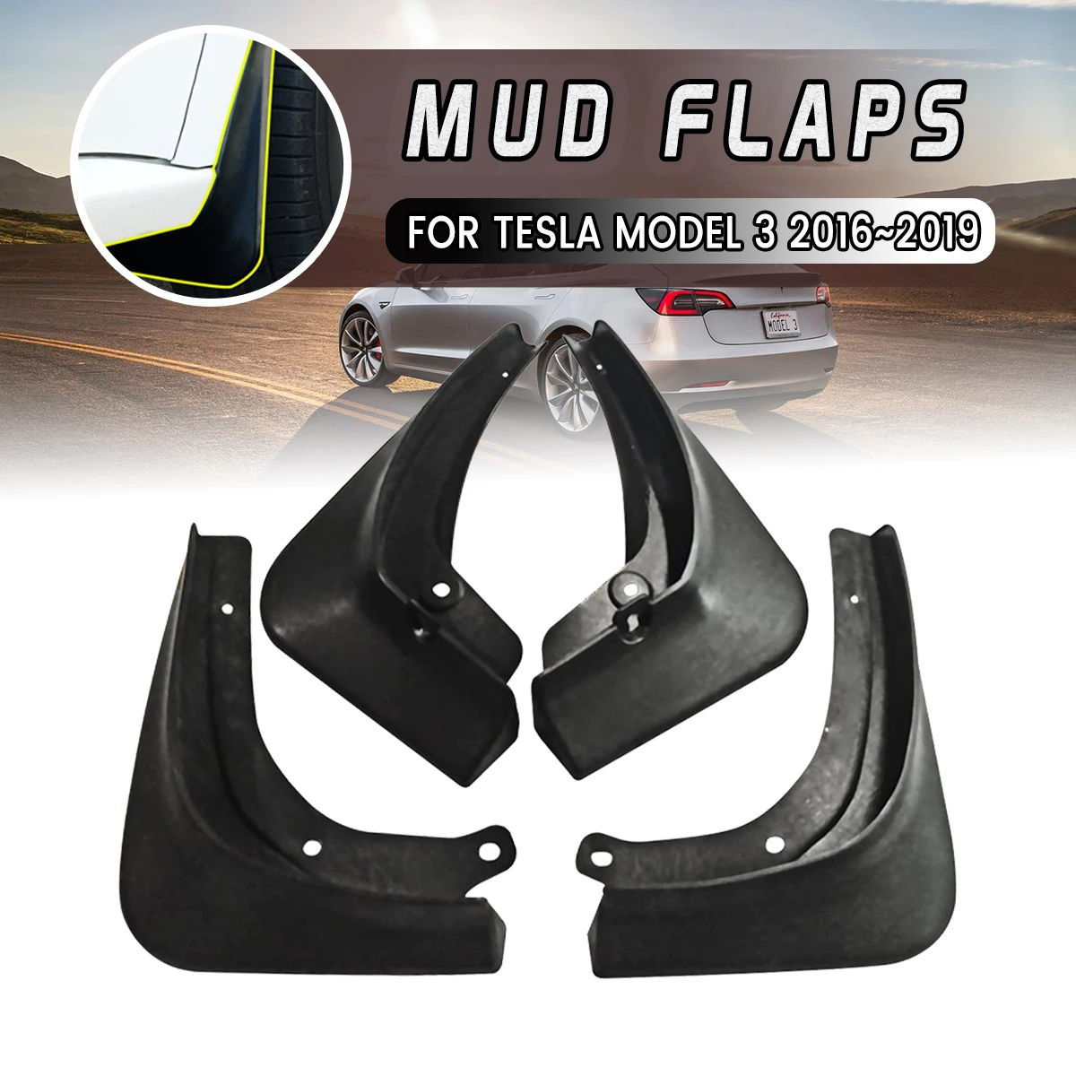 1 комплект для Tesla модель 3 2016 2017 2018 2019 4 шт./компл. автомобиля Брызговики спереди и сзади брызговик щитки брызговики
1 комплект для Tesla модель 3 2016 2017 2018 2019 4 шт./компл. автомобиля Брызговики спереди и сзади брызговик щитки брызговики