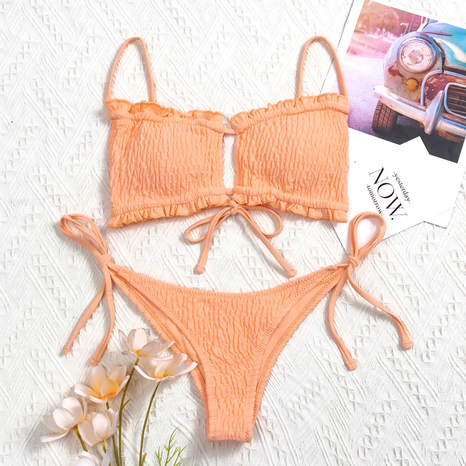 Women's swimwear 2021 Solid Lace Bikini Set Push Up Swimsuit Beachwear Padded Swimwear Swimming Suit For Women Brazilian Bikinis
Women's swimwear 2021 Solid Lace Bikini Set Push Up Swimsuit Beachwear Padded Swimwear Swimming Suit For Women Brazilian Bikinis