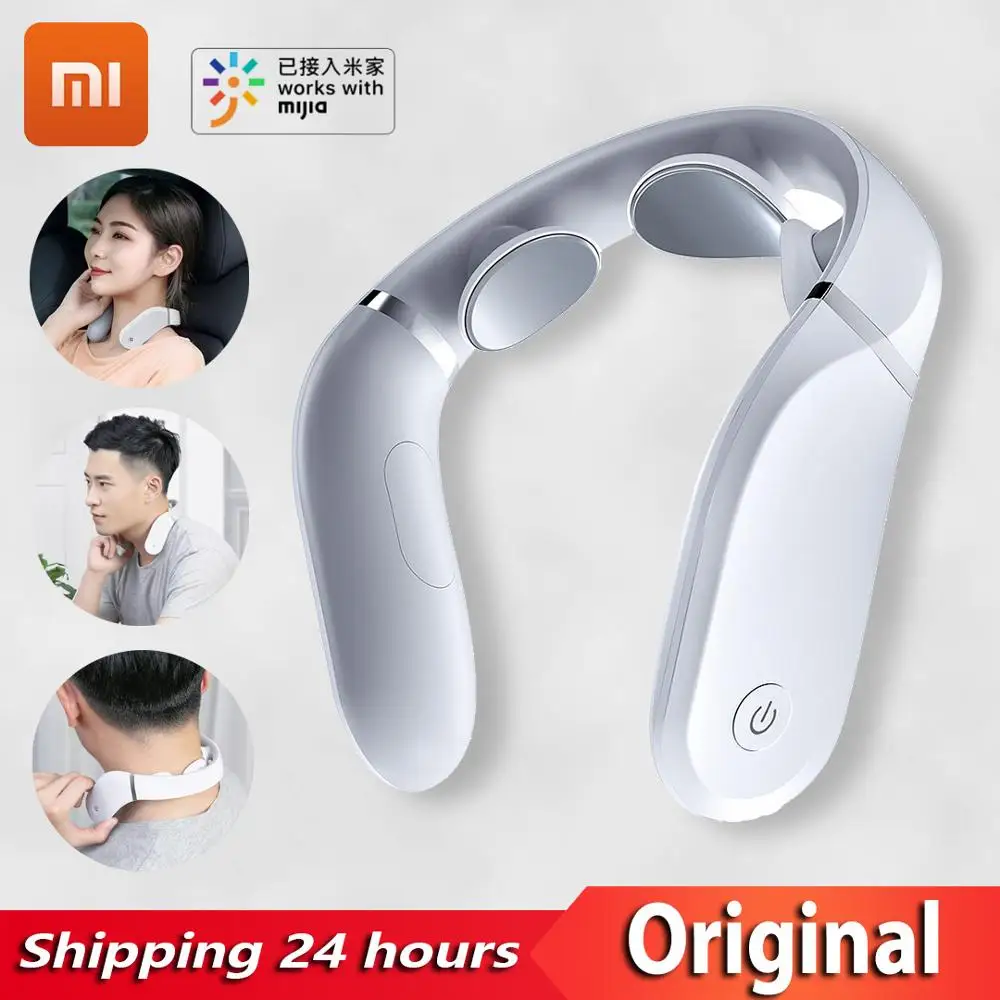 Оригинальный массажер для шеи Xiaomi G2 TENS, импульсная защита шеи, двойной эффект, горячий компресс L-образной формы, работа с приложением Mijia
Оригинальный массажер для шеи Xiaomi G2 TENS, импульсная защита шеи, двойной эффект, горячий компресс L-образной формы, работа с приложением Mijia