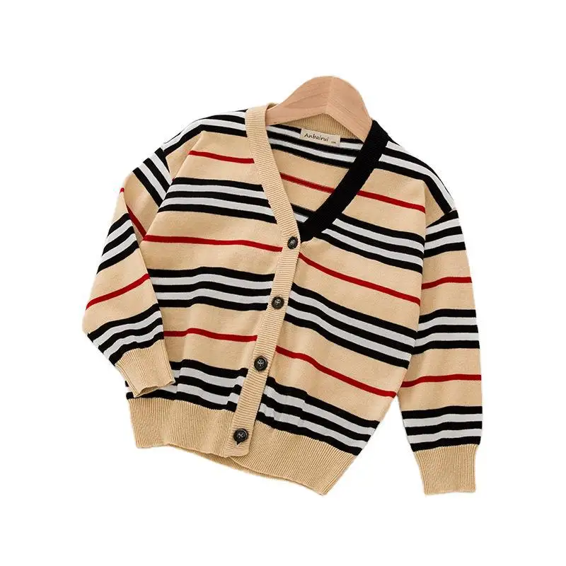 New 2020 kids winter clothes thin cardigan knitted striped baby girl boys sweaters coat 1-7 years
New 2020 kids winter clothes thin cardigan knitted striped baby girl boys sweaters coat 1-7 years