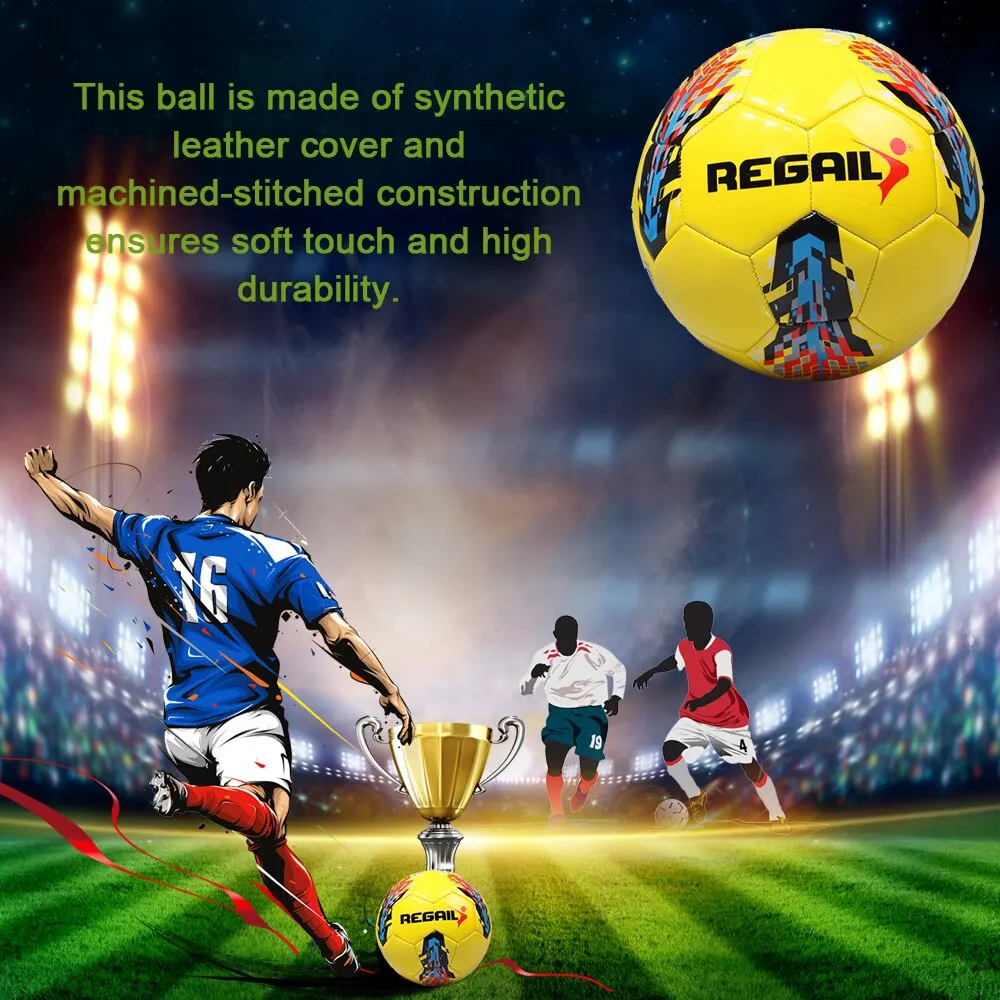 Ball Size 5 PU Machine Sewn Soccer Durability for Teenager Football Game Training New Arrival Outdoor PU Game
Ball Size 5 PU Machine Sewn Soccer Durability for Teenager Football Game Training New Arrival Outdoor PU Game
