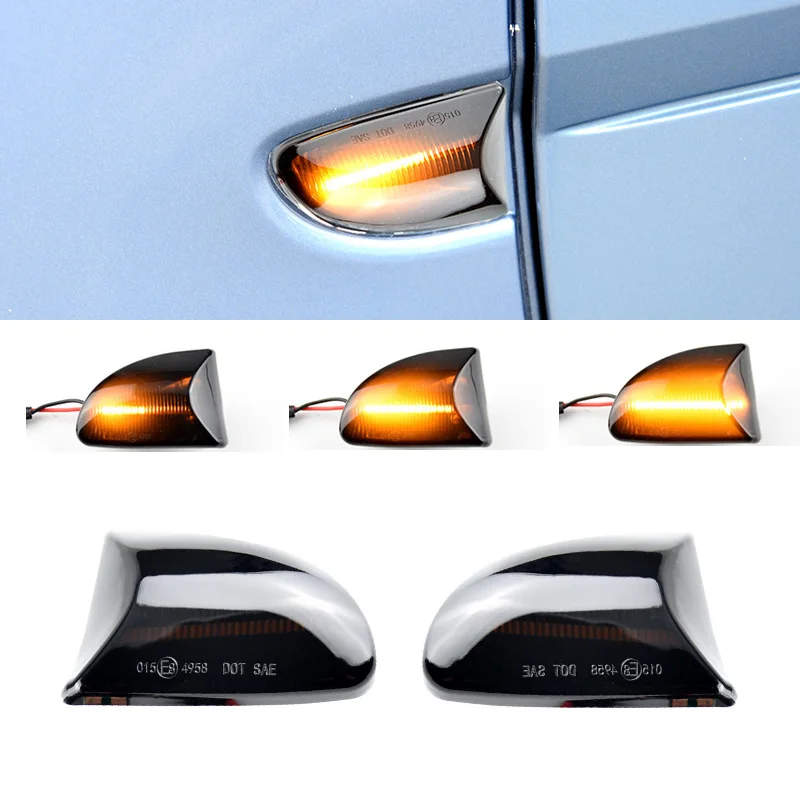 For Mercedes-Benz Smart Fortwo W451 Coupe Cabrio 2007-2014 2pcs LED Side Marker Light Fender Flowing Turn Signal Lamp Canbus
For Mercedes-Benz Smart Fortwo W451 Coupe Cabrio 2007-2014 2pcs LED Side Marker Light Fender Flowing Turn Signal Lamp Canbus