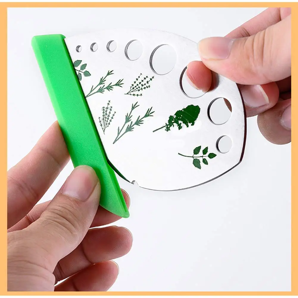 Creative 9-hole herb cutting multifunctional stainless steel herb peeler accessories kitchen kitchen supplies tools
Creative 9-hole herb cutting multifunctional stainless steel herb peeler accessories kitchen kitchen supplies tools