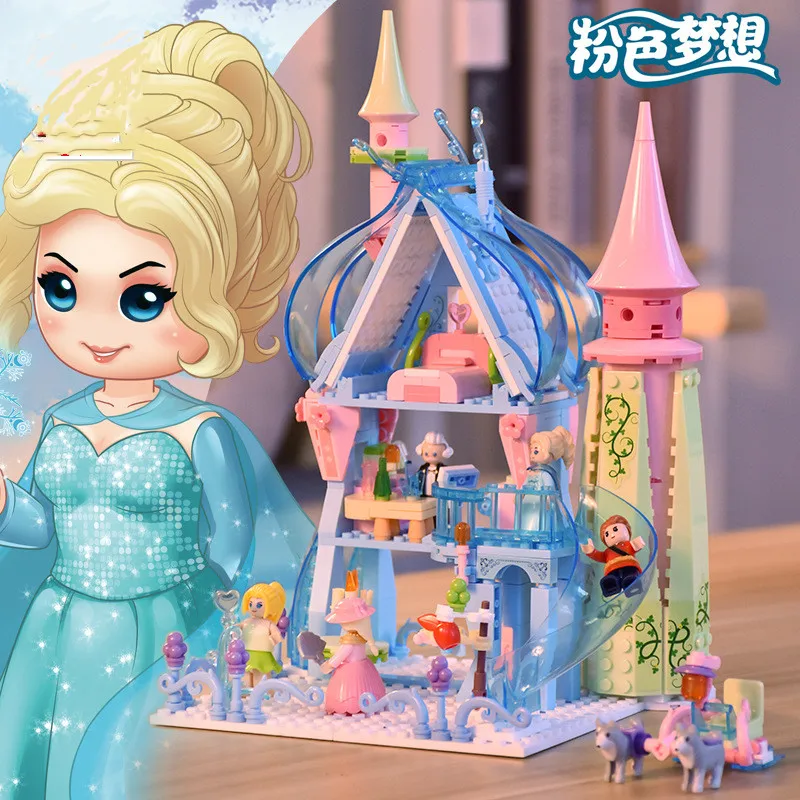 New Winter Romance Ice Snow Fairy Tale Princess Castle Forest Magic Assembled Building Block Bricks Friends Toys for Girls Gifts
New Winter Romance Ice Snow Fairy Tale Princess Castle Forest Magic Assembled Building Block Bricks Friends Toys for Girls Gifts