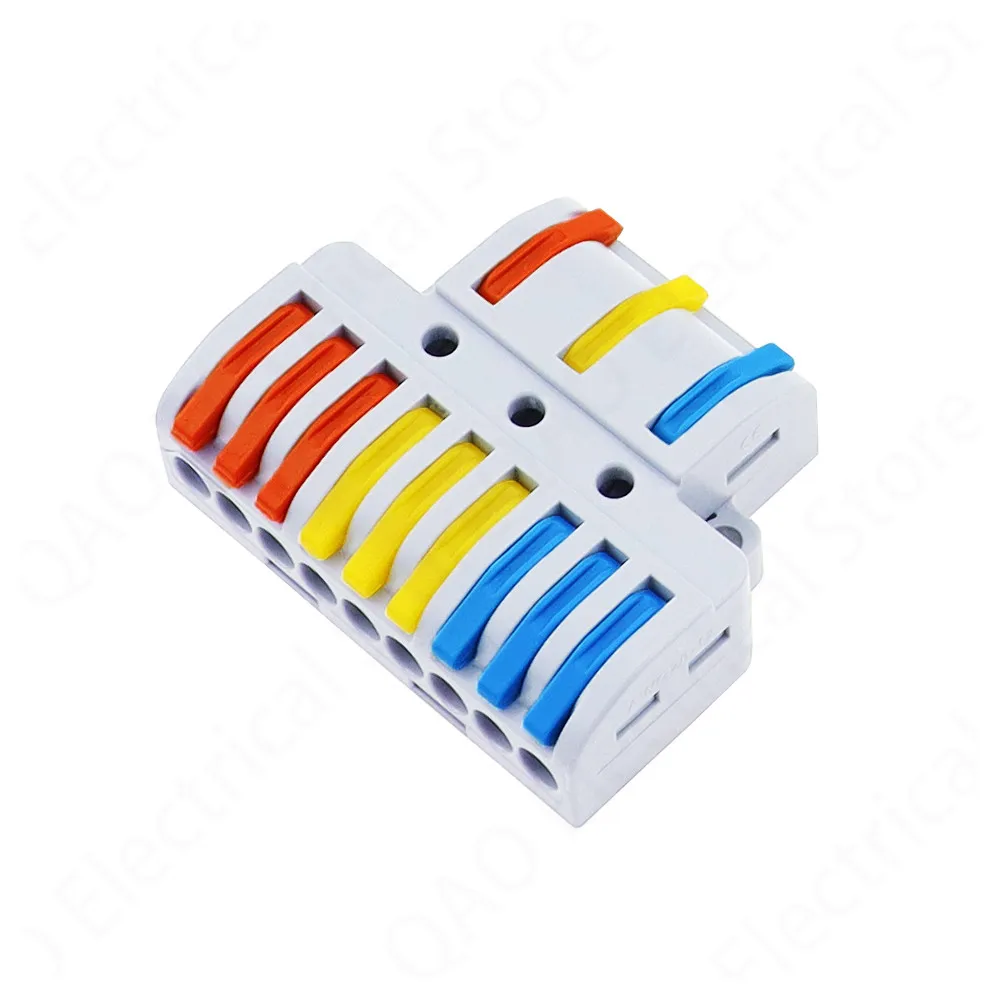5/10pcs LT-933 Mini Fast Wire Connector Universal Wiring Electric Cable Connector Push-in Conductor LED Light Terminal Block
5/10pcs LT-933 Mini Fast Wire Connector Universal Wiring Electric Cable Connector Push-in Conductor LED Light Terminal Block