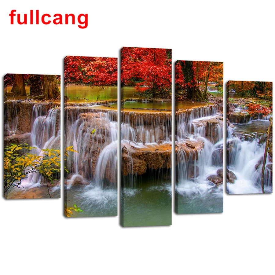 Forest Scenic Waterfall diy 5 piece diamond painting needlework rhinestone embroidery full square round drill home decor JX912
Forest Scenic Waterfall diy 5 piece diamond painting needlework rhinestone embroidery full square round drill home decor JX912