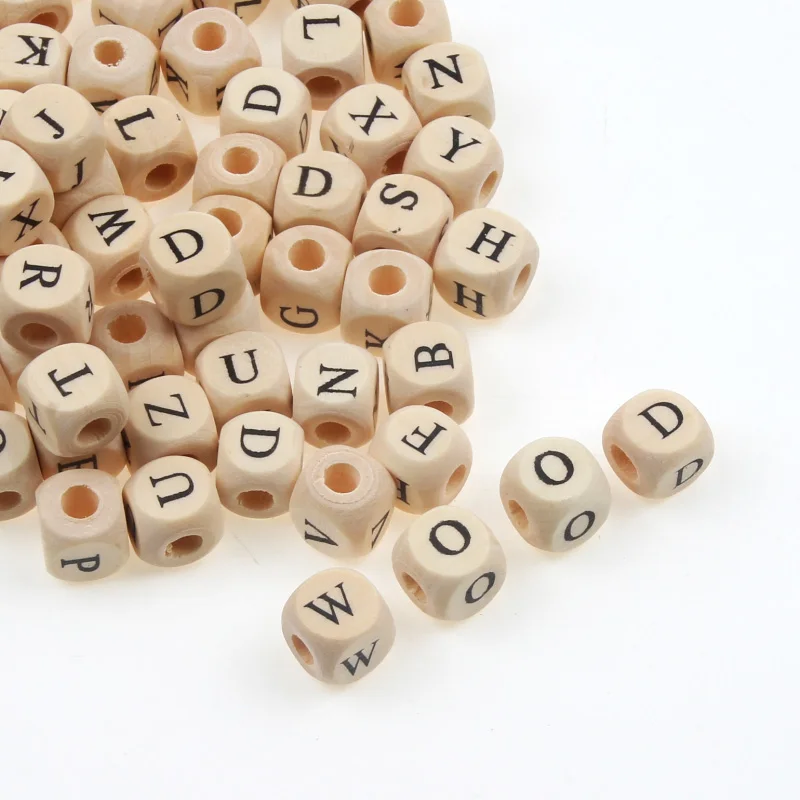 26 Letter Beads DIY Square Alphabet Beads Natural Wooden Beads For Creative Name Jewelry Making Necklace 50PCS 10MM
26 Letter Beads DIY Square Alphabet Beads Natural Wooden Beads For Creative Name Jewelry Making Necklace 50PCS 10MM