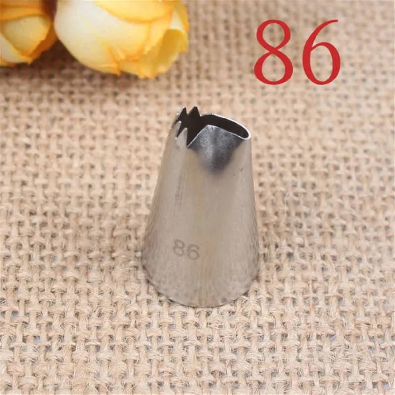1Pc #86 Pastry Nozzles High Quality 304 Stainless Steel Icing Piping Nozzles Cream Tips Cake Decorating Tools Bakeware
1Pc #86 Pastry Nozzles High Quality 304 Stainless Steel Icing Piping Nozzles Cream Tips Cake Decorating Tools Bakeware