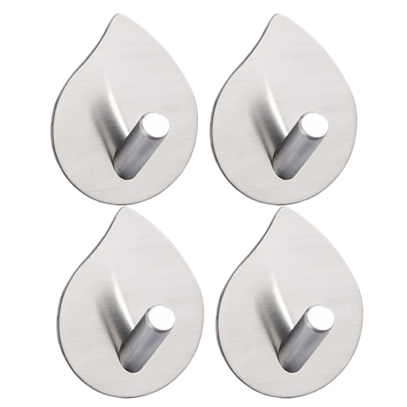 4 шт., настенные крючки для одежды и шляпы, из нержавеющей стали
4 шт., настенные крючки для одежды и шляпы, из нержавеющей стали