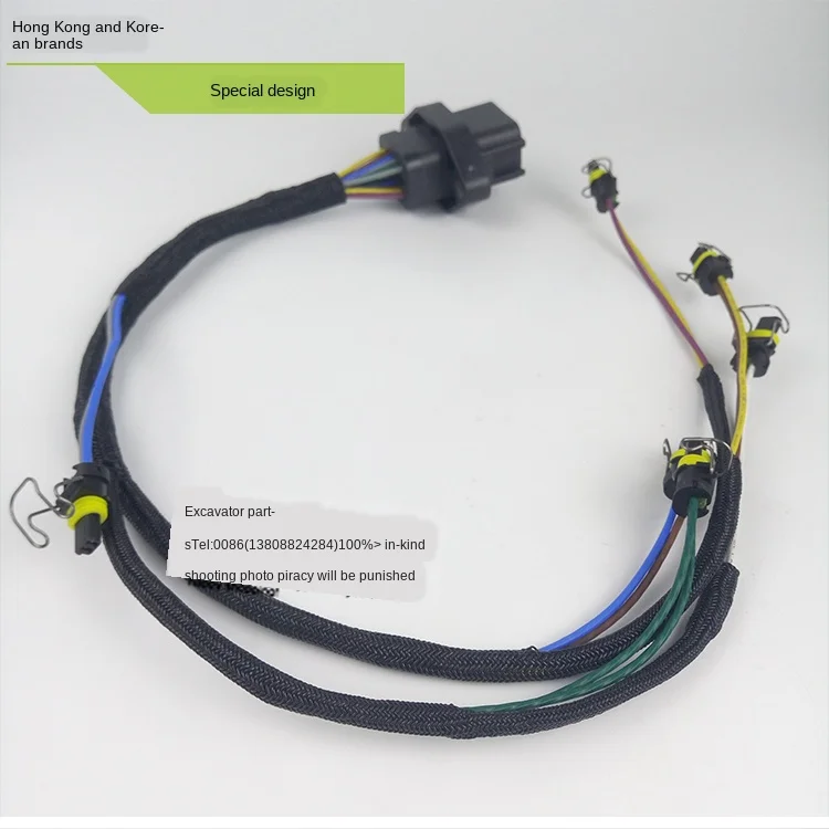 CAT330C/330D/336D excavator C9 engine injector wiring harness imported wiring harness connector
CAT330C/330D/336D excavator C9 engine injector wiring harness imported wiring harness connector