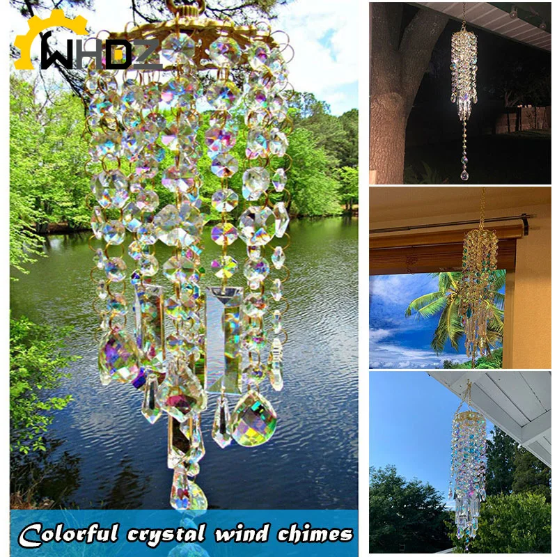 Chandelier Wind Chimes Crystal Prisms Hanging Suncatcher Rainbow Chaser Window Curtains Pendant Home Decor Gifts
Chandelier Wind Chimes Crystal Prisms Hanging Suncatcher Rainbow Chaser Window Curtains Pendant Home Decor Gifts