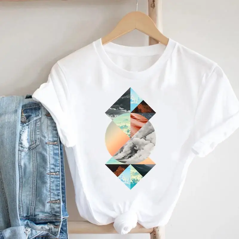 Women Lovely Watercolor New Style T Tee 90s Print Fashion Tshirt Clothes Female Abstract Short Sleeve Top Graphic T-shirt
Women Lovely Watercolor New Style T Tee 90s Print Fashion Tshirt Clothes Female Abstract Short Sleeve Top Graphic T-shirt