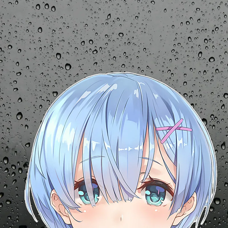 Dawasaru 3D Peeker Anime Peeking Car Sticker Window Re Zero Rem Sunscreen Decals Laptop Truck Motorcycles Auto Accessories,15cm
Dawasaru 3D Peeker Anime Peeking Car Sticker Window Re Zero Rem Sunscreen Decals Laptop Truck Motorcycles Auto Accessories,15cm