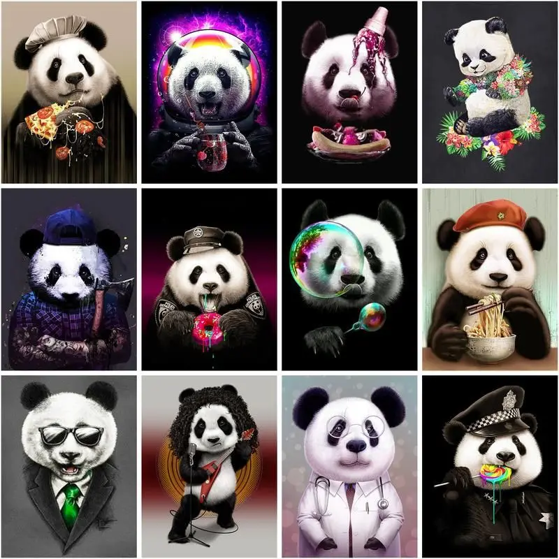 CHENISTORY Painting By Number Panda Animal Drawing On Canvas Handpainted Paintings Diy Pictures By Numbers Kits Home Decor
CHENISTORY Painting By Number Panda Animal Drawing On Canvas Handpainted Paintings Diy Pictures By Numbers Kits Home Decor