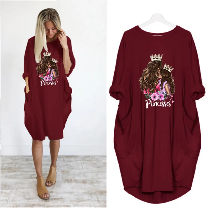 Harajuku Bodycon Dresses Women Plus Size Princess Print Long Sleeve Loose Vintage Party Club Vestido Robes Femme Streetwear 2021
Harajuku Bodycon Dresses Women Plus Size Princess Print Long Sleeve Loose Vintage Party Club Vestido Robes Femme Streetwear 2021