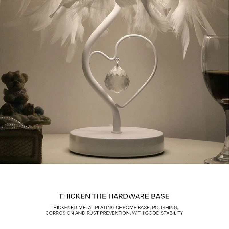 Feather Table Lamp, Bedside Lamps for Lounge Bedroom, Home Decoration, White Feather Lampshade Cloud Lamp
Feather Table Lamp, Bedside Lamps for Lounge Bedroom, Home Decoration, White Feather Lampshade Cloud Lamp