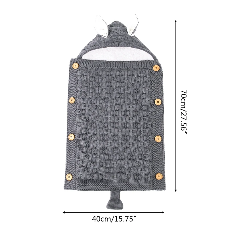 Baby Hood Button Thicken Warm Stroller Sleeping Bag Knitted Envelopes Autumn Winter Sleepsack Infants Newborn Swaddle Wrap Blank
Baby Hood Button Thicken Warm Stroller Sleeping Bag Knitted Envelopes Autumn Winter Sleepsack Infants Newborn Swaddle Wrap Blank