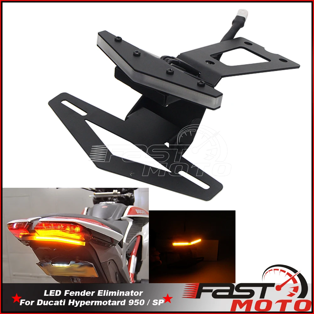 Tail LED Fender Eliminator Number License Plate Holder Bracket For Ducati Hypermotard 950 SP 2019-2021 Motorcycle Accessories
Tail LED Fender Eliminator Number License Plate Holder Bracket For Ducati Hypermotard 950 SP 2019-2021 Motorcycle Accessories