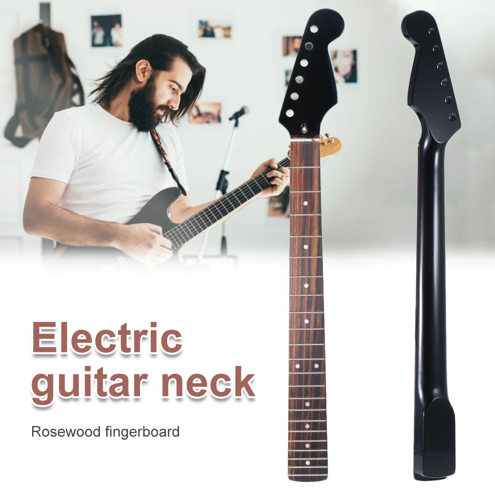 22 Fret Replacement Maple Neck Rosewood Fingerboard Fit for Strat ST Stratocaster (Black) guitar accessories
22 Fret Replacement Maple Neck Rosewood Fingerboard Fit for Strat ST Stratocaster (Black) guitar accessories