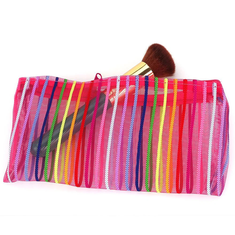 Zipper Closure Colorful Lines Storage Dustproof Transparent Portable Lipsticks Toothbrush Travel Fashion Cosmetic Bag
Zipper Closure Colorful Lines Storage Dustproof Transparent Portable Lipsticks Toothbrush Travel Fashion Cosmetic Bag
