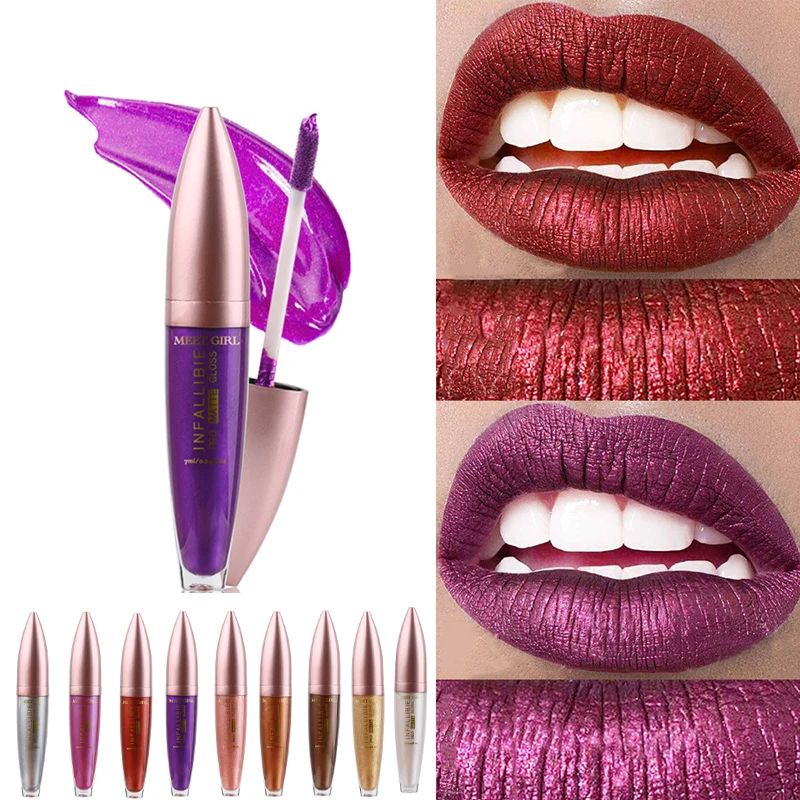 1 шт., водостойкая жидкая помада с эффектом металлик
1 шт., водостойкая жидкая помада с эффектом металлик