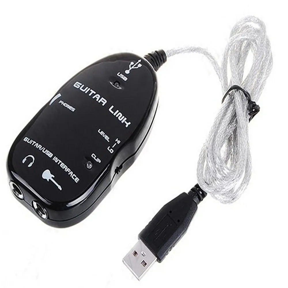 1pc Audio External Sound Card Guitar To USB Interface Link Audio Cable PC Adapter Sound Card Effector Interface Link Black/White
1pc Audio External Sound Card Guitar To USB Interface Link Audio Cable PC Adapter Sound Card Effector Interface Link Black/White