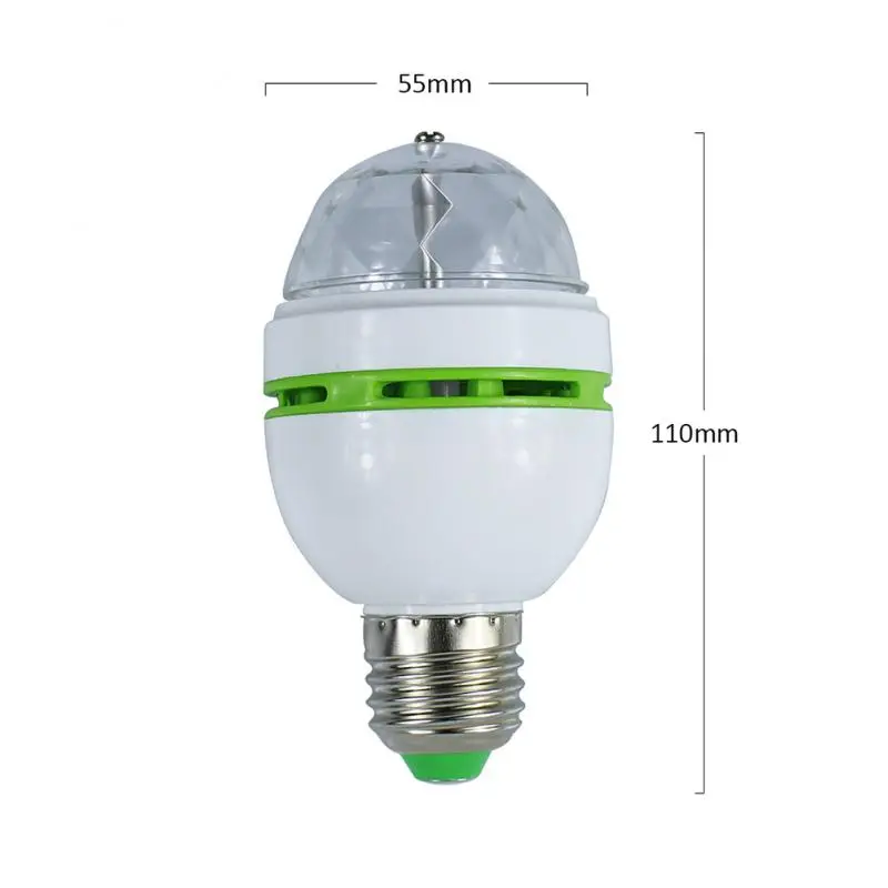 E27 3W Colorful Auto Rotating RGB LED Bulb Stage Light Disco DJ Party Lamp Holiday Bulb For Home Xmas Party Bar KTV Lighting
E27 3W Colorful Auto Rotating RGB LED Bulb Stage Light Disco DJ Party Lamp Holiday Bulb For Home Xmas Party Bar KTV Lighting