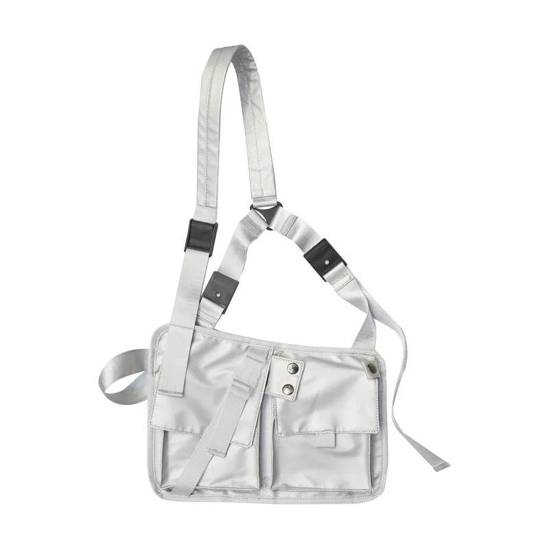 Hip Hop Street Schoolbag Crossbody Bag College Student Youth Messenger Shoulder Bag High Quality Multifunction Double Hasp Bag 
Hip Hop Street Schoolbag Crossbody Bag College Student Youth Messenger Shoulder Bag High Quality Multifunction Double Hasp Bag
