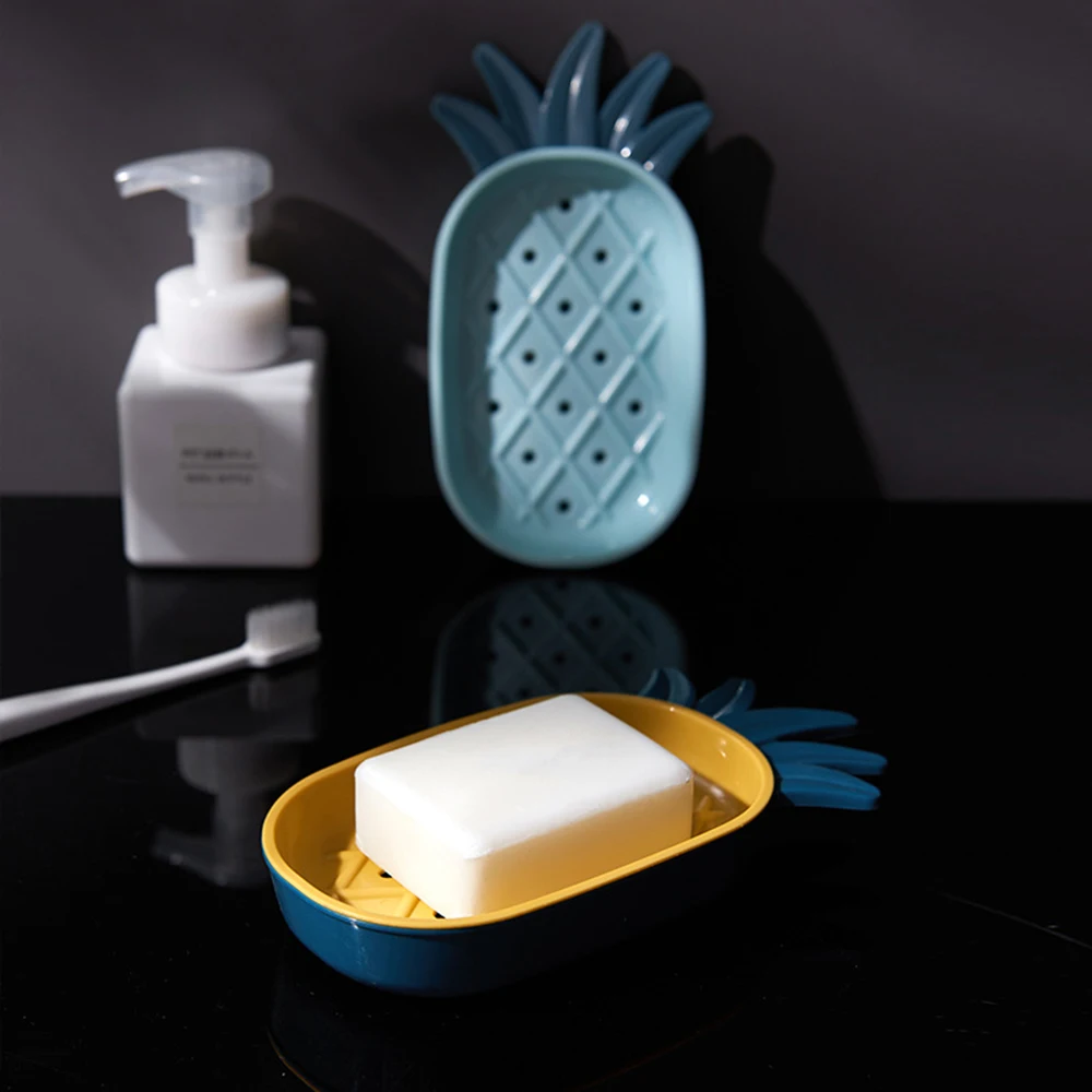Pineapple Shape Soap Box Cute Soap Box Rack Draining Dish Sponge Holder Kitchen Organizer Box
Pineapple Shape Soap Box Cute Soap Box Rack Draining Dish Sponge Holder Kitchen Organizer Box