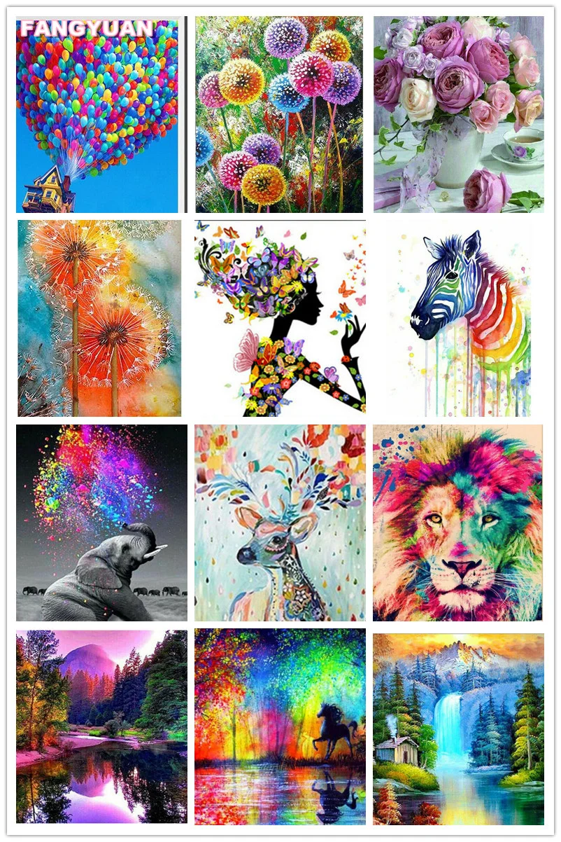 Full Drill Rainbow Animals 5D Diy Diamond Painting Accessories Scenic Lion Cross Stitch Kit Diamond Embroidery Mosaic Home Decor
Full Drill Rainbow Animals 5D Diy Diamond Painting Accessories Scenic Lion Cross Stitch Kit Diamond Embroidery Mosaic Home Decor